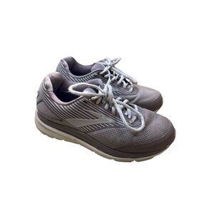 Brooks Addiction men’s gray walking running shoes sneakers size 7.5D SKU 3834